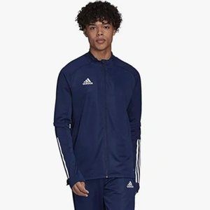 Adidas FS7114 Men's Blue Condivo 20 Running Athletic Casual Top Jacket Size 2XL